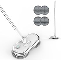 Amazon｜GOBOT 電動 回転モップクリーナ 軽量 電動モップ 水拭き