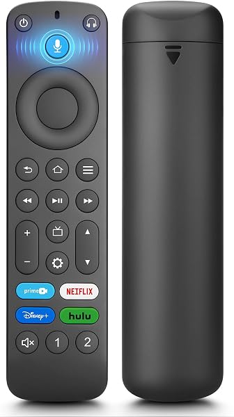 リモコン for ふぁいやースティックtv Compatible with fire-stick-tv リモコンのみ第2/3世代 - 1