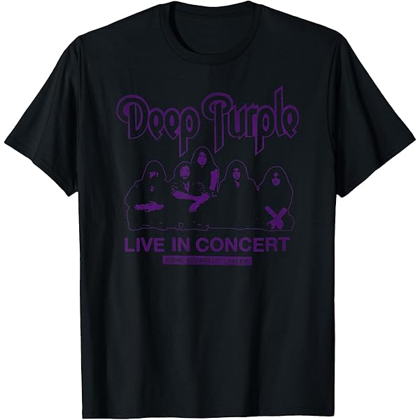 Amazon | Deep Purple Concert Dance Tシャツ | Tシャツ