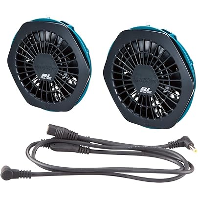 Amazon | マキタ 充電式ファンベスト(立ち襟) LL 紺 FV210DZLLN