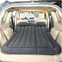 ワンタッチ電動ポンプ内蔵で楽々✨ エアーマット 厚手 収納袋付 車中泊 キャンプ Amazon.co.jp: 車中泊 ベッド 車載 エアーマット 独立クッション 収納