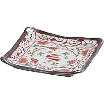 南京赤絵 人物図 角皿 東キ7-0824☆1Fトヒサエ 南京赤絵角皿「花鳥図」 | 古美術花地蔵日記 / アート・骨董品