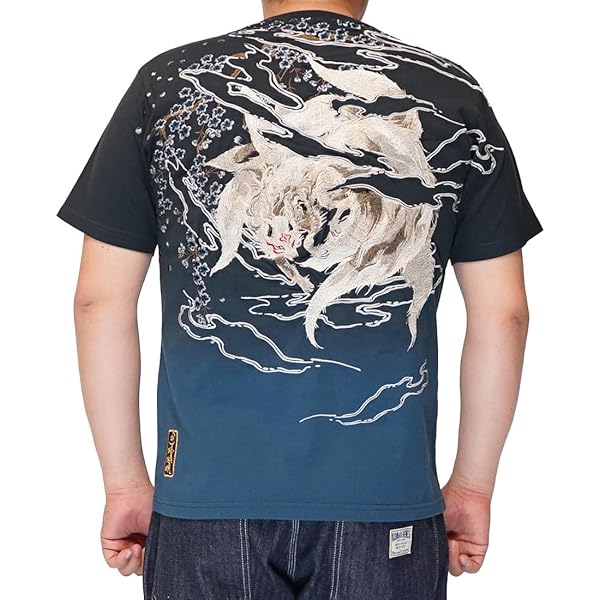 絡繰魂　カラクリダマシイ　鯉デザイン　半袖　白　Tシャツ Amazon | 絡繰魂(カラクリダマシイ) 和柄 Tシャツ メンズ 半袖