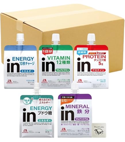 Amazon.co.jp: 森永 inゼリー エネルギー マスカット味 + マルチ 