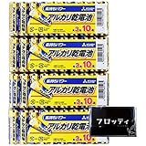 単三 アルカリ乾電池40本セット【三菱単3電池LR6N/10S x4パック】水銀0・1.5V・MITSUBISHI オリジナルティッシュ付き (40)