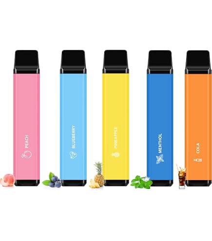Amazon | DBL 電子タバコ 使い捨て 持ち運び シーシャ 5本入り VAPE