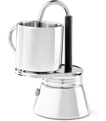Amazon.co.jp: (POLISHED, 74ml) - Gsi Outdoors Mini Espresso Set 1