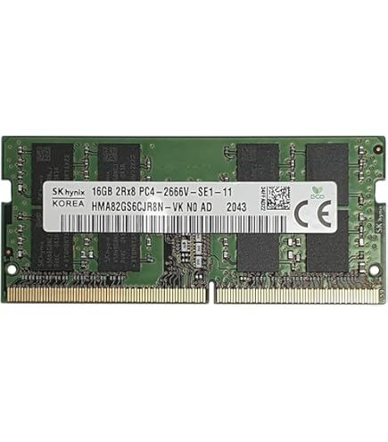 Amazon.co.jp: SK HYNIX 16GB 2RX8 DDR4 SO-DIMM PC4-21300 2666MHZ