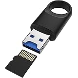 USB3.1 MicroSDカードリーダー TF microSDHC microSDXメモリカード UHS-I アダプター 5Gbps 高速転送 コンパクト 小型 Windows MacOS Linux対応