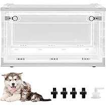 Amazon | BreeRainz ペット用酸素室 酸素ケージ 88L 折りたたみ式