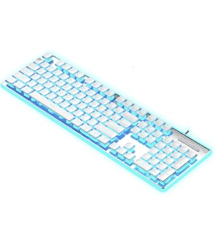 Amazon | 有線キーボード バックライト 静音 25dB 光る キーボード 高