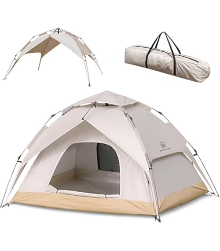 Amazon.co.jp: ワンタッチテント 4人用 キャンプテント