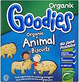 Organix Goodies Organic Animal Biscuits 12mth+ (100g) Organixは（ 100グラム）を有機動物ビスケット12Mth +がグッズ