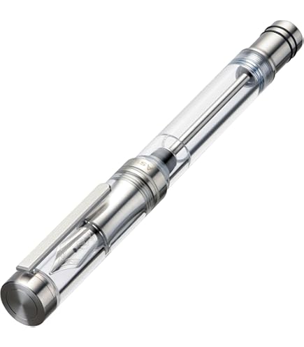 Amazon | Asvine P36 チタン万年筆 ピストン充填 Bock 極細ペン先