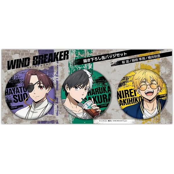 Amazon | WIND BREAKER ホログラム缶バッジ 蘇枋隼飛 E HBAN-W001-m13