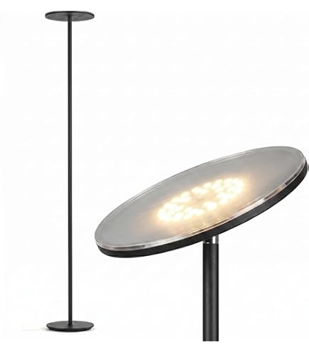 Amazon.co.jp: Brightech – スカイLEDフロアランプ30ワット ブラック
