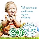 BIBIGO©, Nomad baby bottle, easy to store and to carry, stores milk powder,Feeding bottle 330 ML wit