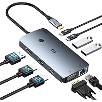 Amazon.co.jp: Selore 9in1 USB C ドッキングステーション USB-Cハブ