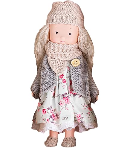 Amazon.co.jp: Ladruph ウォルドルフ人形 24cm 交換可能な人形 全身服