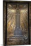 スコット・Stulbergプレミアムシックラップキャンバス壁アート印刷題名ロビーのThe Empire State Building 32" x 48" 2378048_24_32x48_none
