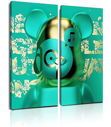 Amazon.co.jp: ベアブリックアートパネル Bearbrick画像装飾 暴力熊