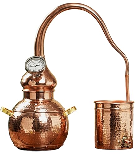 Amazon｜5L アレンビック蒸留器 DIY ホーム蒸留所 ワイン製造キット 銅