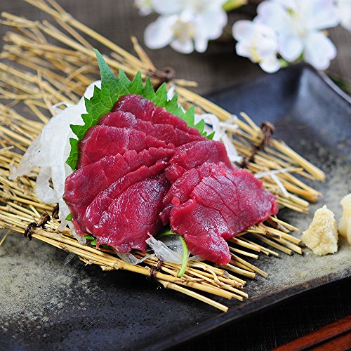【Amazon.co.jp限定】送料無料 高級馬刺し 上赤身 500g 詰め合わせ 【馬刺し専用醤油・しょうが・にんにく付き】衛生検査合格品