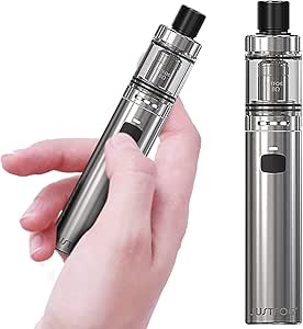 Amazon Justfog Fog1キット1500mahバッテリー長い時間vaping エレガントなデザイン トップ充填 交換可能な液体タンクチューブ2ml容量アトマイザー電子タバコ Silver Justfog 電子たばこ