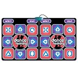 ダンスマット ゲーム おもちゃ 子供大人 2人用【2025新モデル】音楽プレイマット折り畳み ミュージックマット ダンシングマット 防水素材 滑り止め加工 コンパクト 軽い 持ち運び 誕生日 クリスマスプレゼント (ブラック) [並行輸入品]