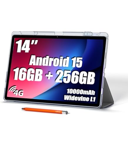 14インチ Android 15 タブレット 16GB + 256GB Amazon.co.jp: 【Android 15 タブレット 14インチ】T616 8コアCPU