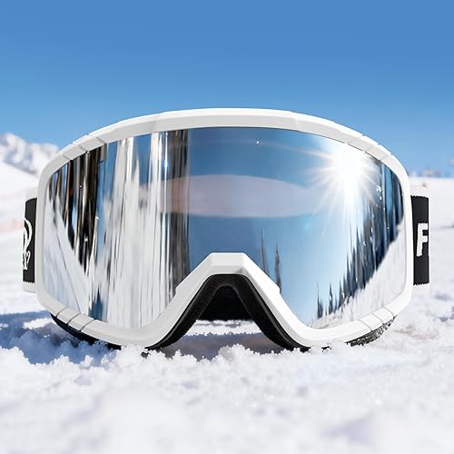 [Findway] スキーゴーグル キッズ スキーゴーグル 大人 スノーゴーグル メンズ スノボ ゴーグル 眼鏡対応 スノーボードゴーグル OTG 広視野 防風/防雪/曇り止め UVカット ヘルメット対応 軽量と耐衝撃