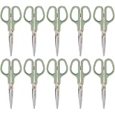 プラス はさみ フィットカットカーブ 抗菌グリップ 限定 レトログリーン 10本 SC-175S-AB 34-394×10