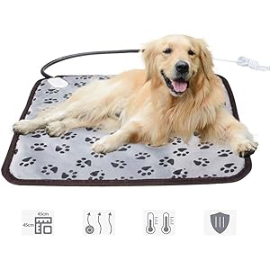 ペット用ホットカーペット 45×45cm ペットヒーター ヒーターマット 温度調節 ペット ホットマット 寒さ対策 加熱…
