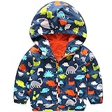 KISBINI 子供トレンチコート アウター キッズ 男の子 女の子 通園 通学 ジャケット ブルゾンジャンパー キッズ お出かけ カジュアル 防風 ジュニア 子供服 90-130CM (身長110c