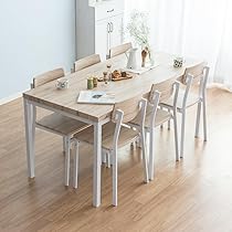Amazon｜エア・リゾーム ダイニングテーブルセット 6人用