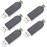 Youmile 5個 CH340 USB to RS485 485変換アダプターモジュールfor Win7 / Linux/XP/Vista