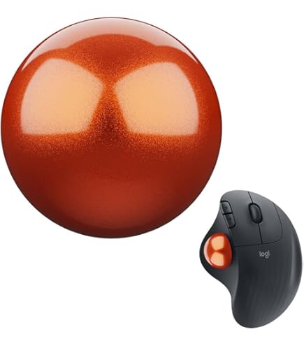 Amazon | トラックボール 34 mm トラックボール 艶消し ざらつき加 工