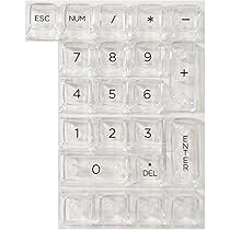 Amazon.co.jp: 22 キー氷の結晶明らかにキーキャップ簡単な