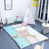 子供いプレイマット 遊びマット ベビープレイマット145x195x2.5CM コットンマット (Mr Bear)