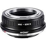 K&F Concept メーカー直営店 マウントアダプター M42レンズ-Canon EOS Rカメラ装着 M42 キヤノンRF EOSR レンズマウントアダプター 無限遠実現
