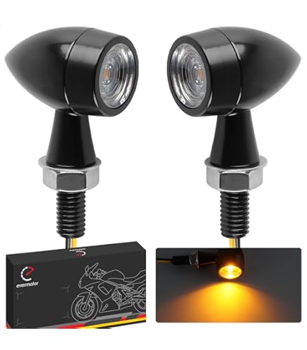 Amazon | HUILI-JPHOME LED フロント ウインカー レッド スモーク