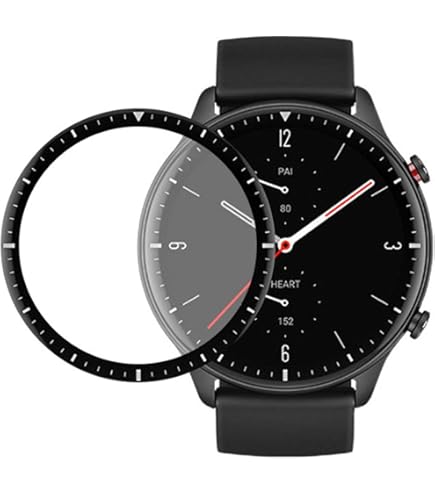 Amazon | ELMK【2枚セット】For Amazfit GTR 47mm ガラスフィルム