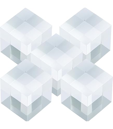 Amazon.co.jp: つくしサイエンス アクリルブロック 40×40×10mm 5