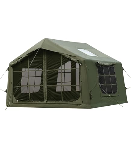インフレータブルテント エアー アーミーグリーン 2~3人用 Amazon.co.jp: GOTENTIFY インフレータブルテント エアー アーミー