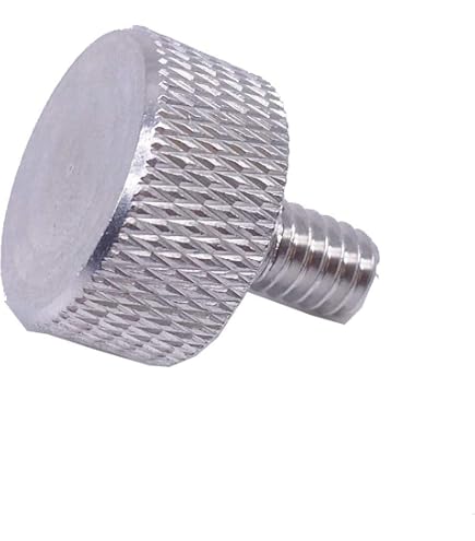 Uxcell 1/4-20 X 10mm X10mm Aluminum Alloy Hand Screw Nuts Diamond