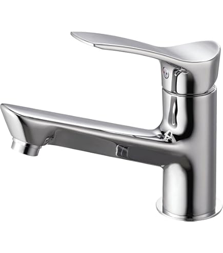 Amazon | SANEI(サンエイ) シングルワンホール洗面混合栓 泡沫吐水