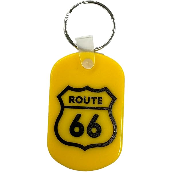 Amazon.co.jp: ラバーキーチェーン 【ROUTE66】 ルート66 キャラクター
