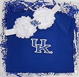 Kentucky Wildcats Baby Onesie And Shabby弓ヘッドバンドギフトセット