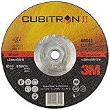 3M Cubitron II Cut-Off Wheel T27 Quick Change, Ceramic Grain, 7 Diameter x 0.09 Width, 60 Grit, 5/8-