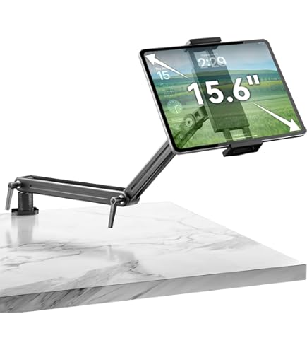 Amazon.co.jp: タブレットアームスタンドマウント 4.7-17.3インチ
